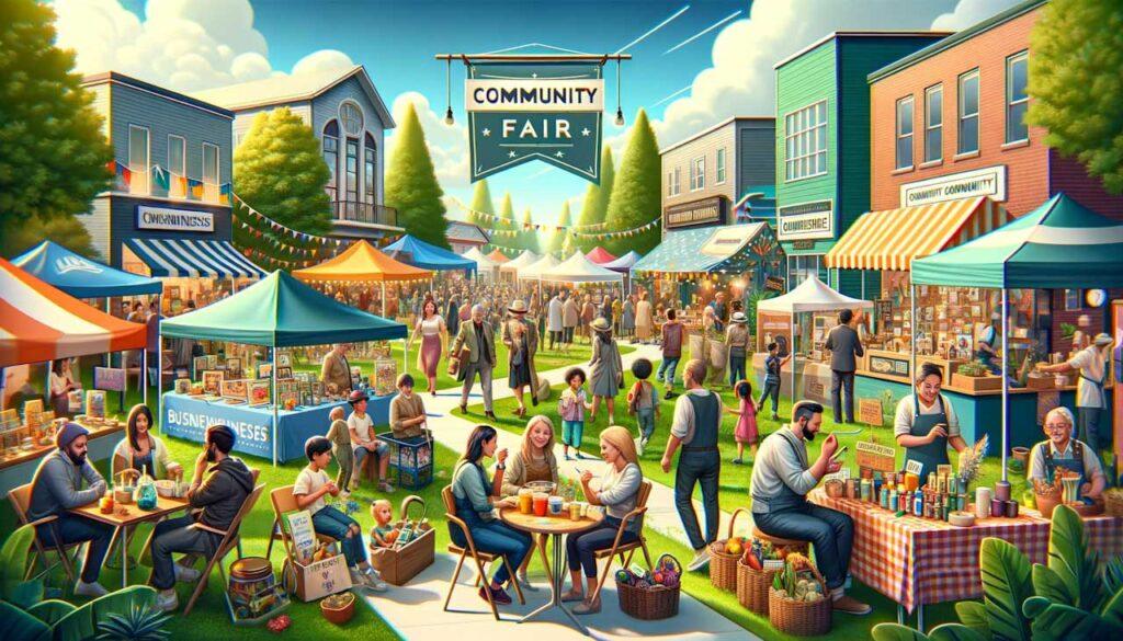 community event to build strong relationships with local customers