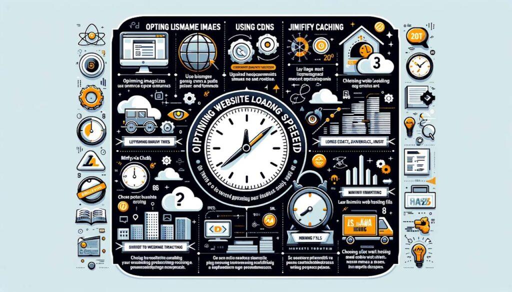 optimising the website loading speed