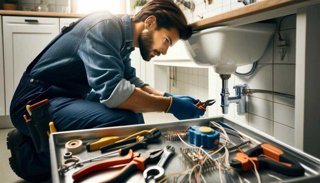 local tradesman working