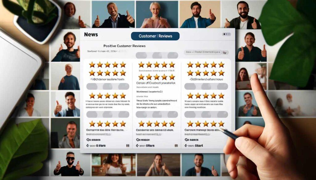 customer reviews due to local seo