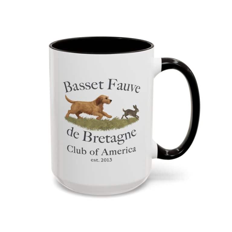 Basset Fauve de Bretagne design on mug