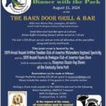 Dinner event for dog show attendees, August 31, 2024.
