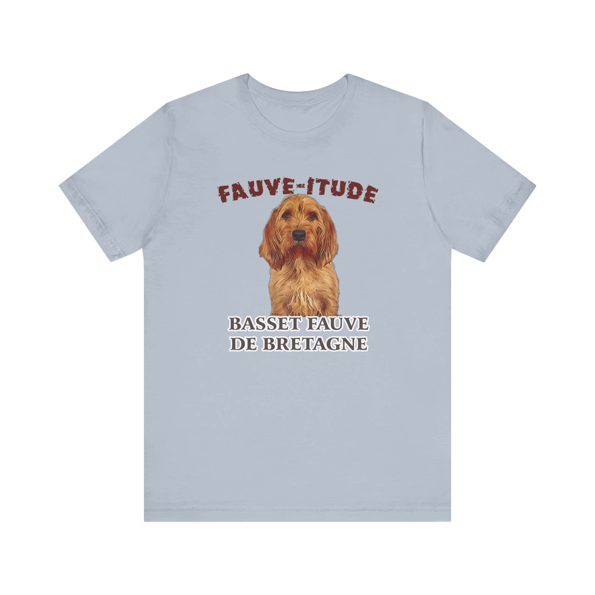 Fauve attitude t-shirt with dog illustration.