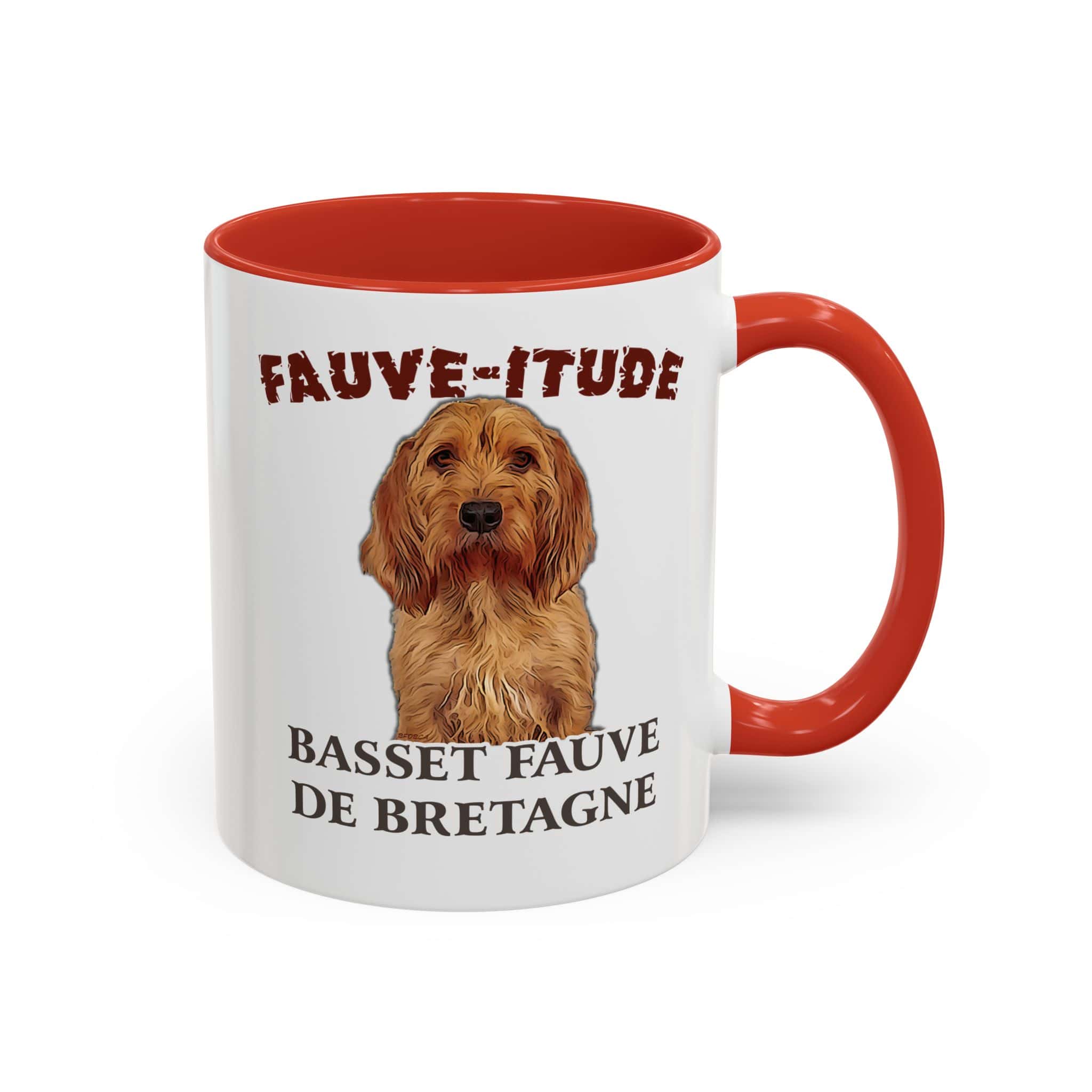 Mug featuring Basset Fauve de Bretagne illustration
