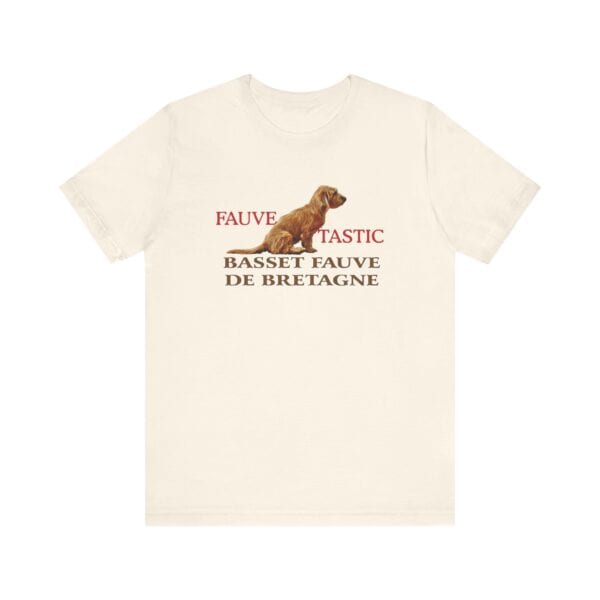 T-shirt with Basset Fauve de Bretagne print