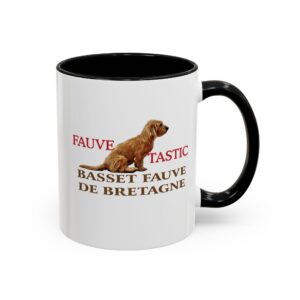 Dog breed design on white coffee mug