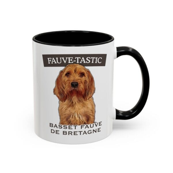 Fauve de Bretagne dog on a mug