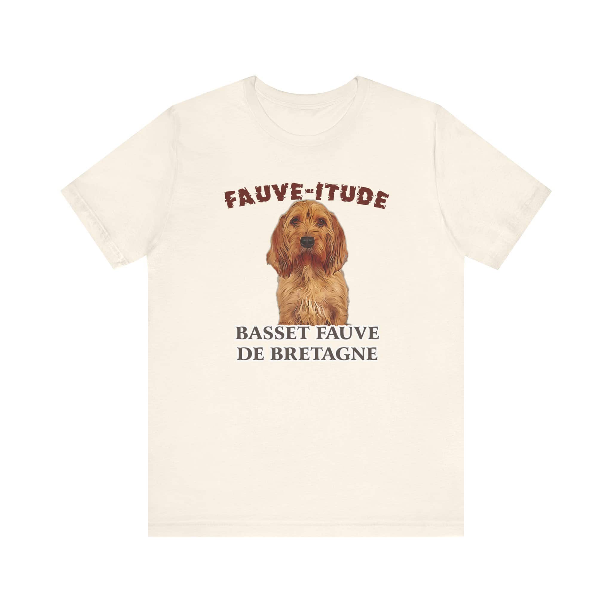 Basset Fauve de Bretagne dog print on T-shirt