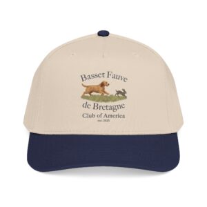 Basset Fauve dog logo on cap