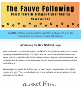 The Fauve Following June 2025 newsletter cover.