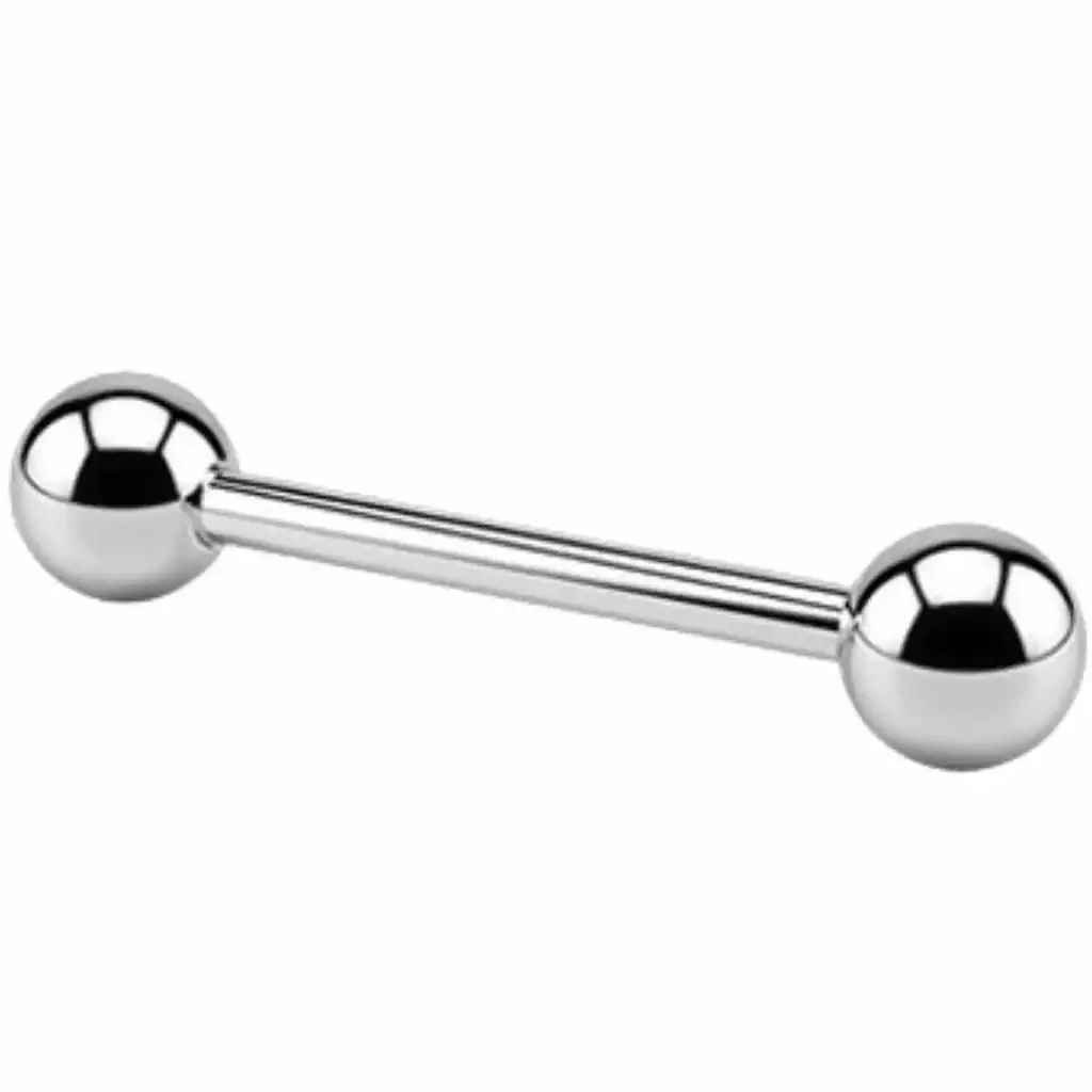 Piercing Erstschmuck Stab mit Kugel aus Titan oder Edelstahl