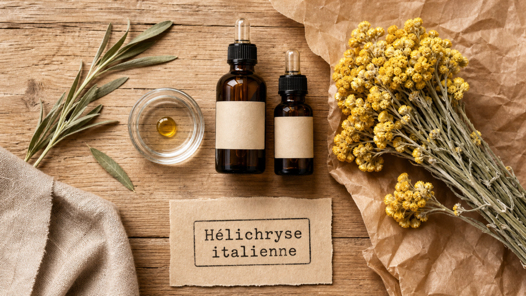 Bleus, cicatrices et rougeurs : l’huile essentielle d’immortelle à utiliser avec précision