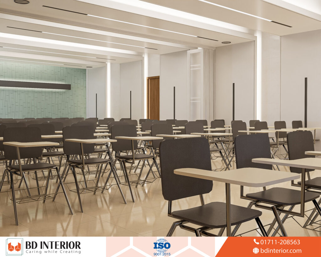 Simple Interior Design for Hall: Stylish and Affordable Ideas 2 conference hall interior design 3 1