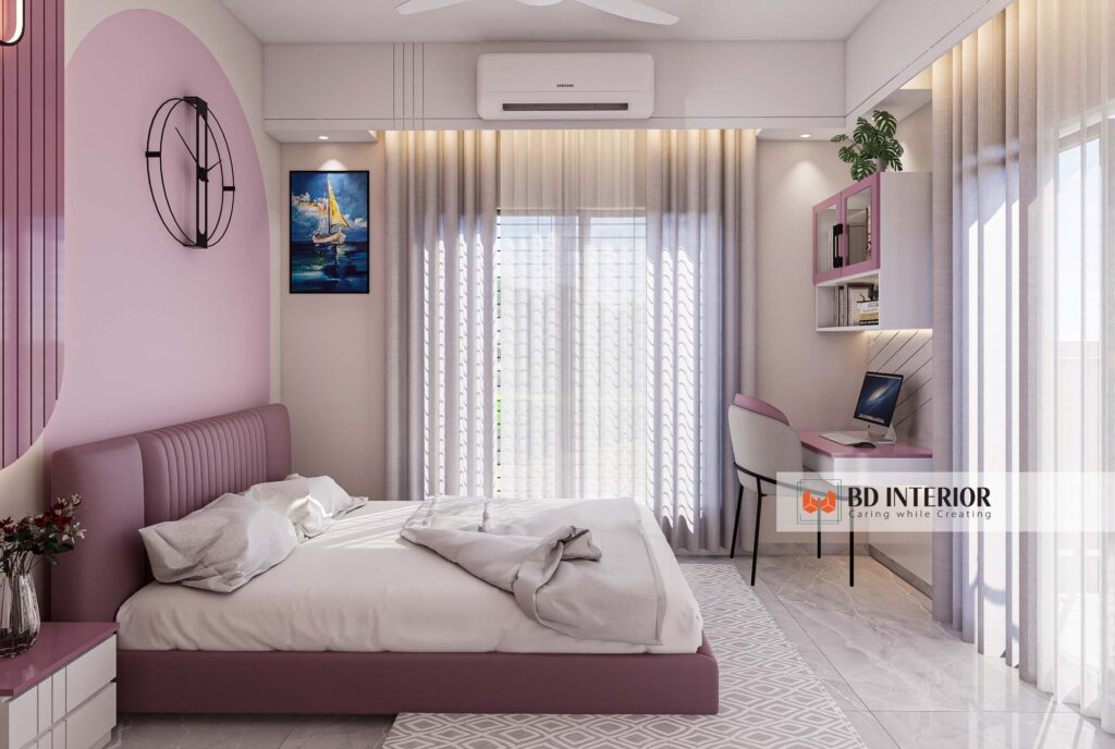 3D Rendering for Interior Design: Master Visuals, Win Clients in Bangladesh 6 girl bedroom ujjal 4