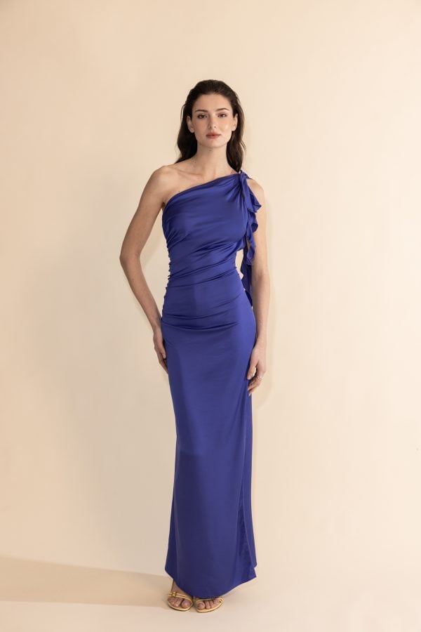blue or purple dress Purple and Blue Tulle Long Prom Dress, Beautiful A-Line Evening Party