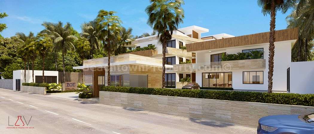 Luxurious beachfront modern villas with spacious terraces, lush landscaping, and panoramic ocean views in beachtownproperty.com. Perfect for luxury living and investment in seaside properties.