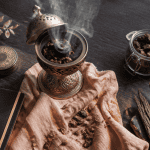 bakhoor artisanal fumée parfumée table basse