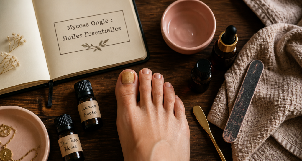 huile essentielle mycose ongle pied avis set soin