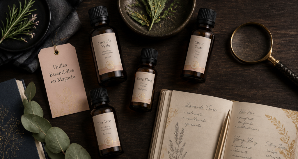 ou trouver des huiles essentielles en grande surface flacons et plantes