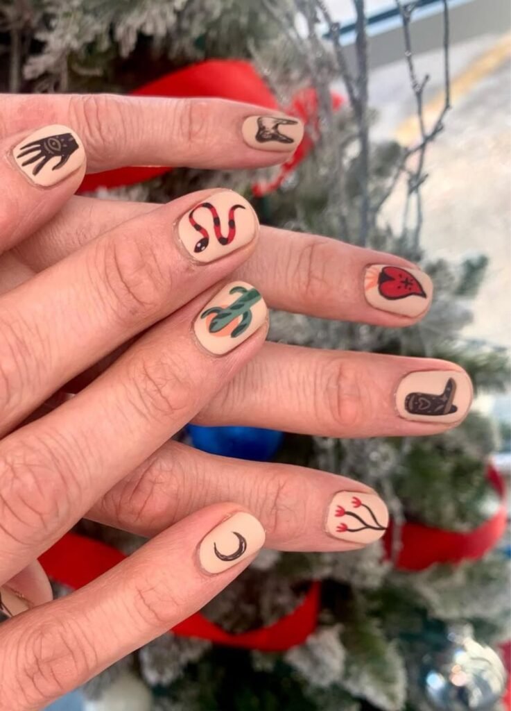 Cowboy Men's Nail Design