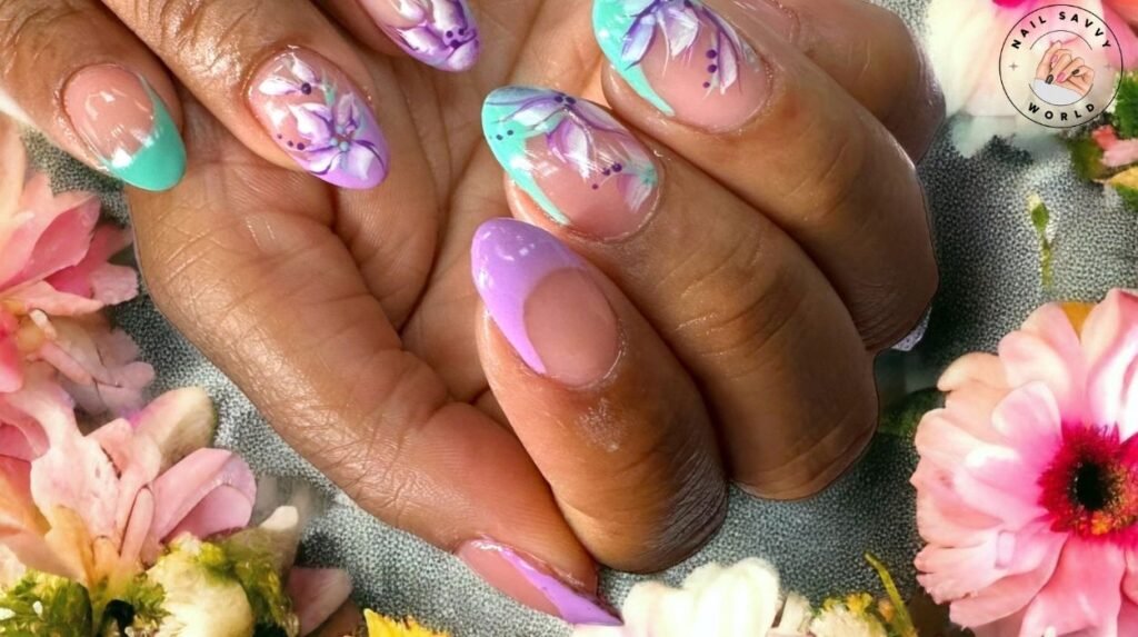 &ldquo;Seasonal nail care for spring with natural nail repair and growth tips using cuticle oil and nail strengthener.&rdquo;