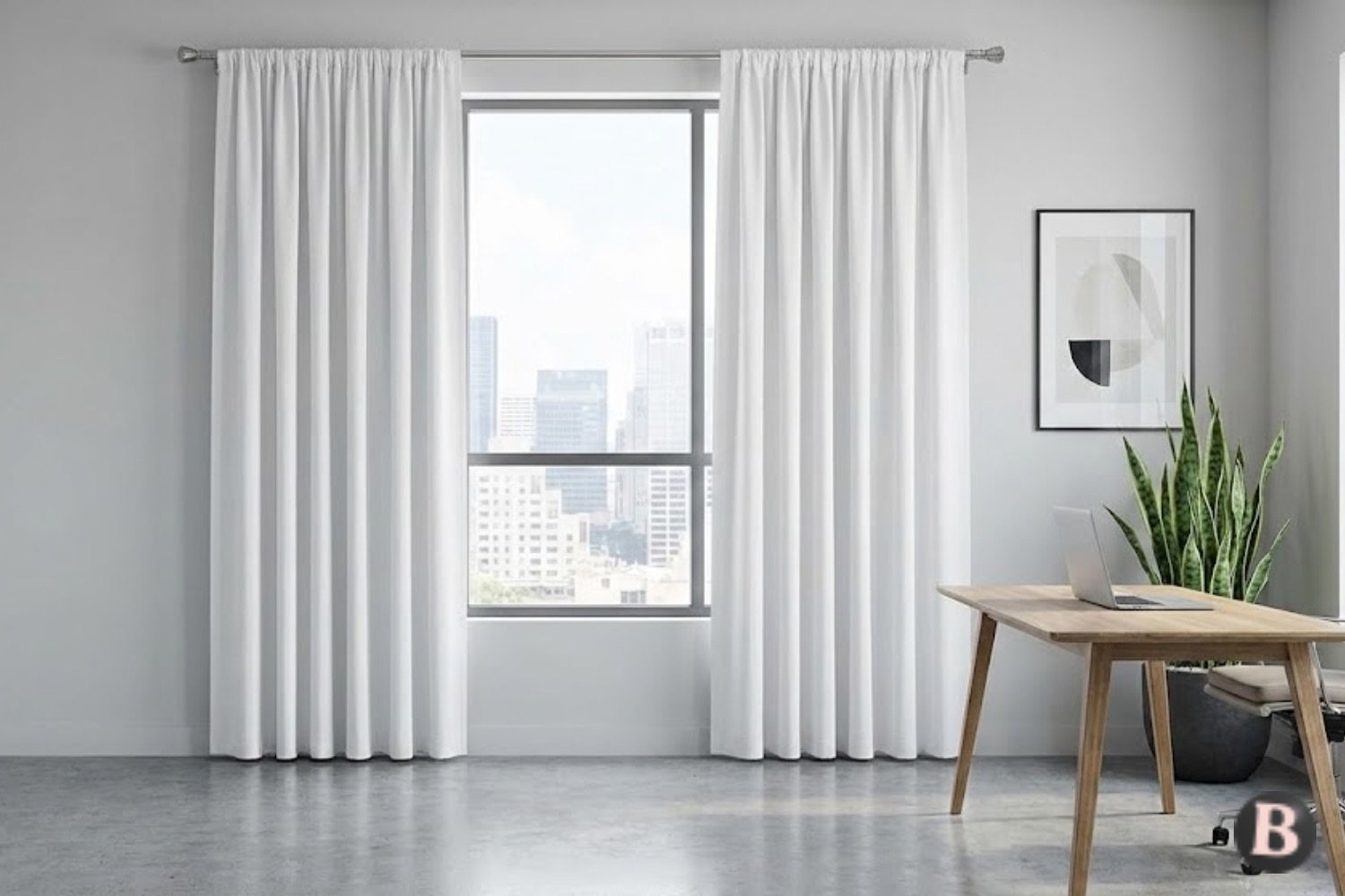 Beautiful Life Hub Home Decor - Straight Curtain Design Idea