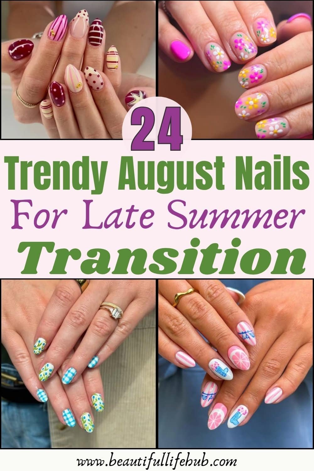 24 Trendy August Nails For A Late Summer Transition