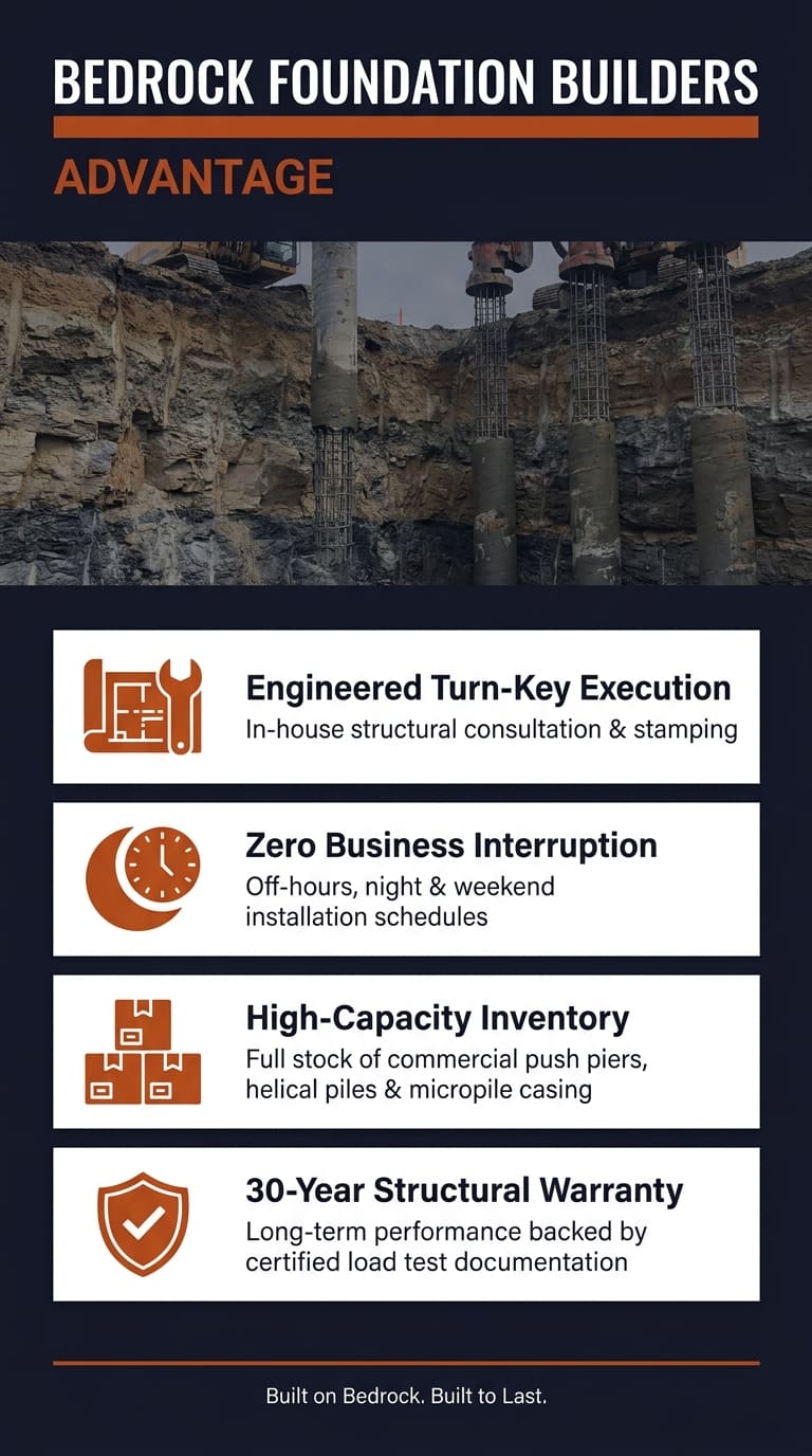 bedrock foundation builders advantage