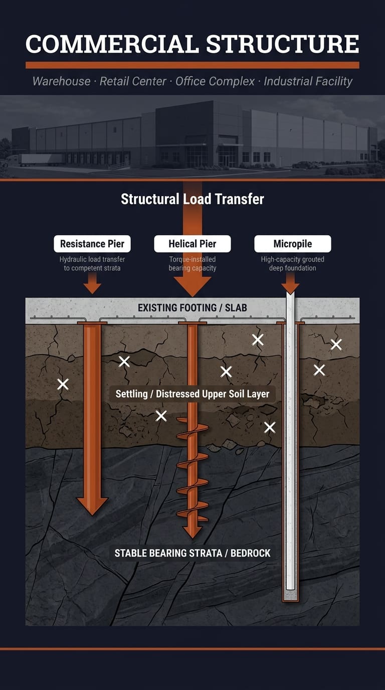 Technical Overview of Commercial Underpinning in Aurora