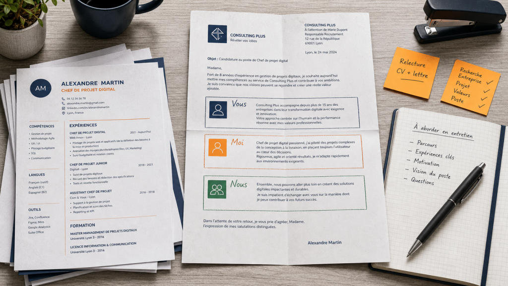Candidature modèle lettre de motivation : 3 modèles types pour postuler