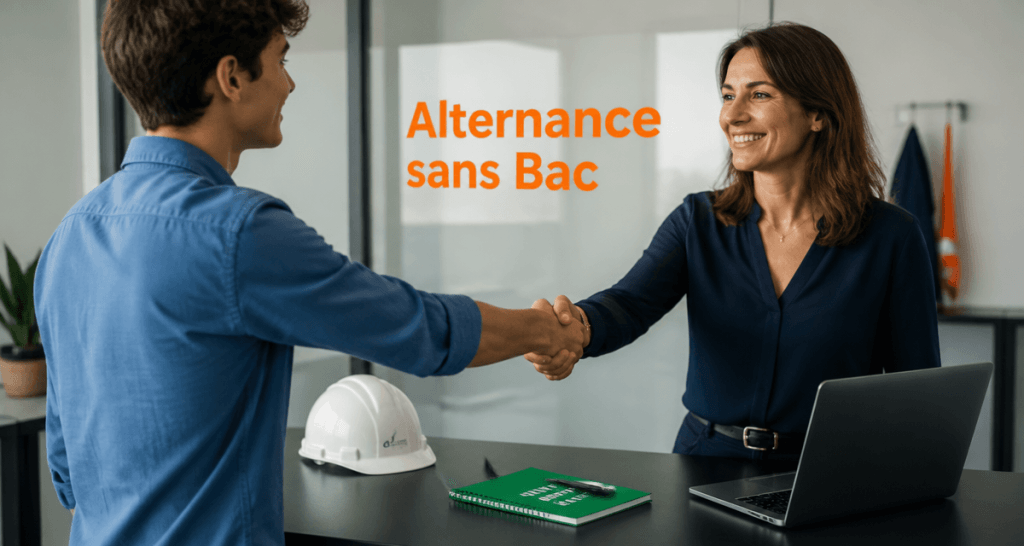 formation en alternance sans bac poignée de main