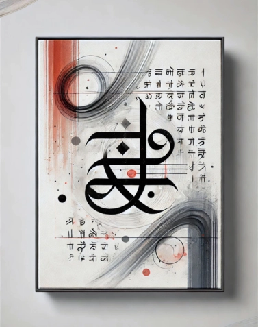 Banner with subtle Hindi typography and simple design, showcasing the Minimal Hindi collection.