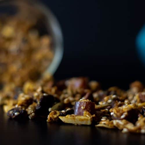 Pumpkin Granola close up