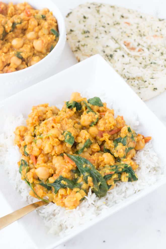 Chickpea Lentil Curry from Lauren Sharifi Nutrition