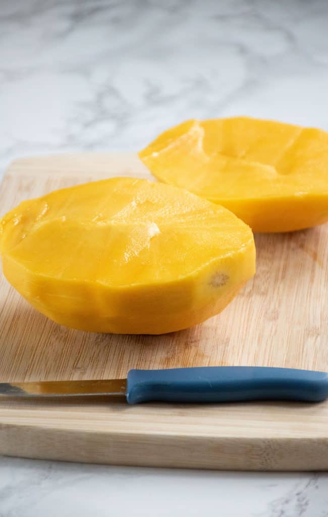 Sliced mango