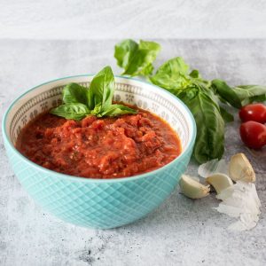 Bowl of marinara sauce