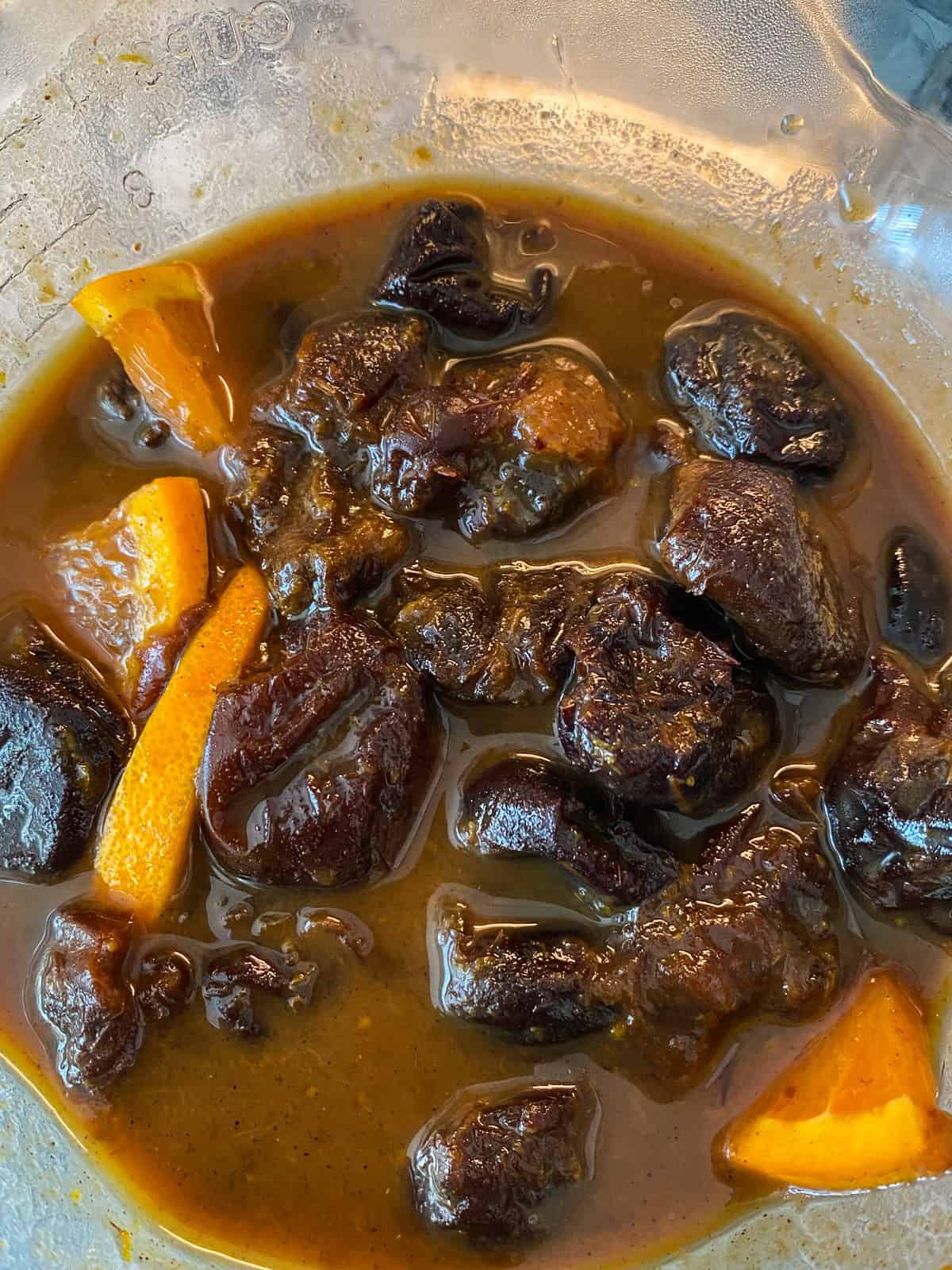 Compote, cooled for storage.