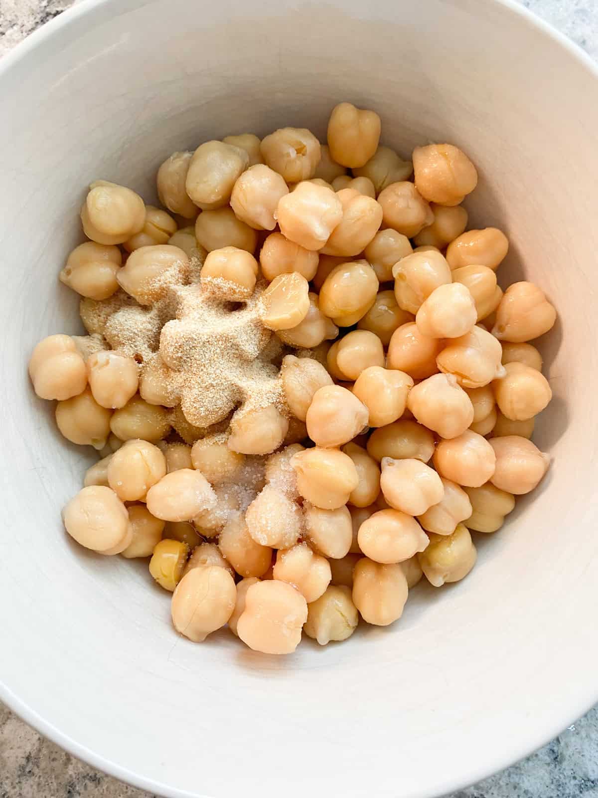 All ingredients in a small bowl.