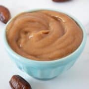 Small bowl with date paste in it.