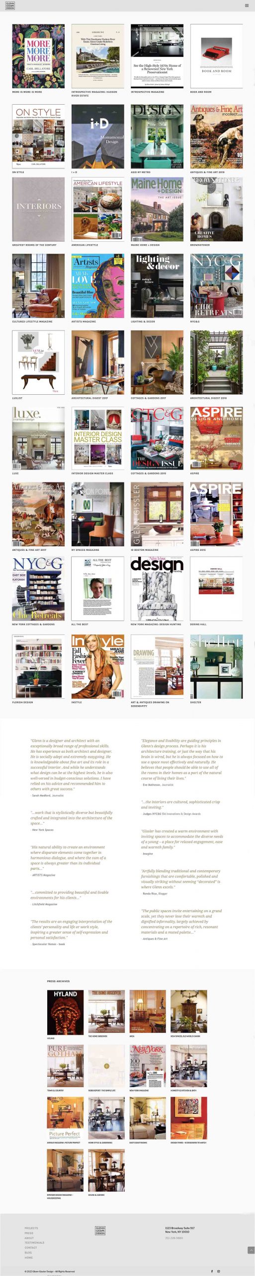 Glenn Gissler - Press