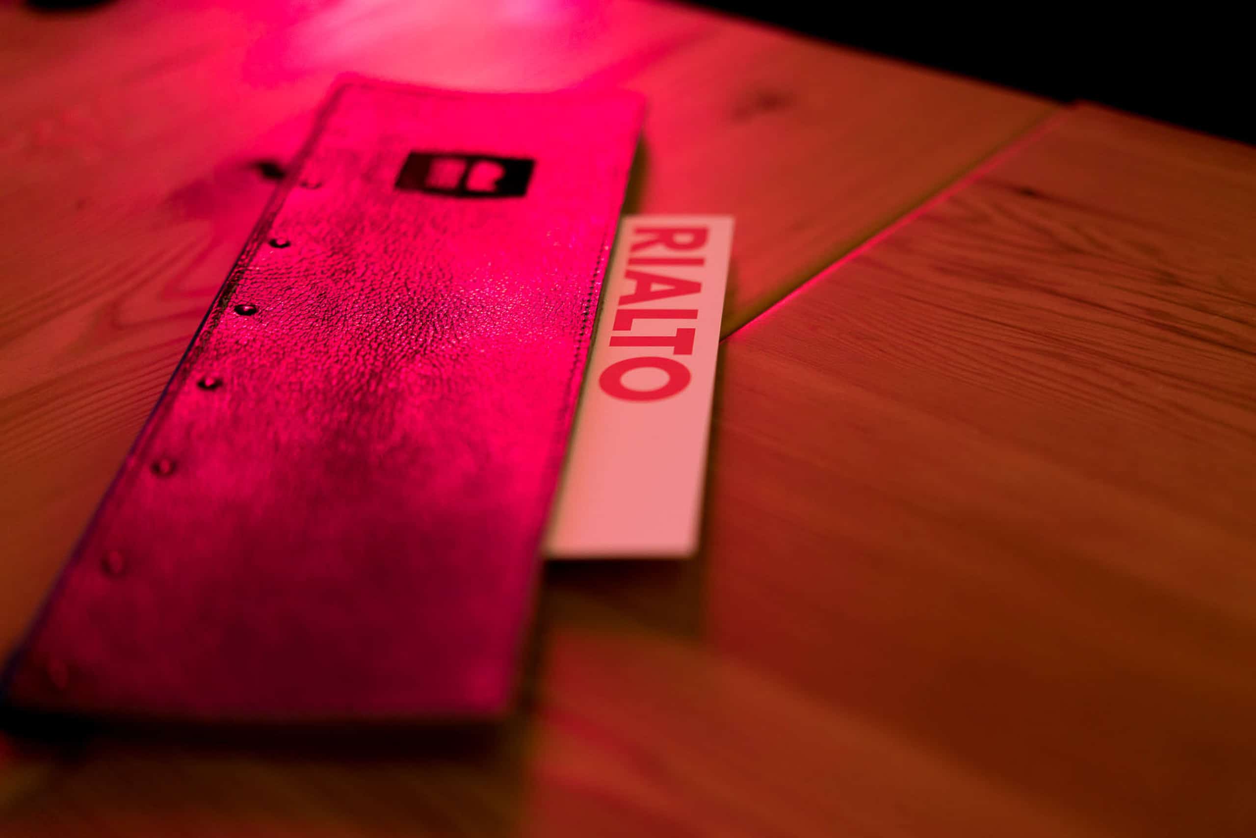 The Rialto Bozeman - Menu