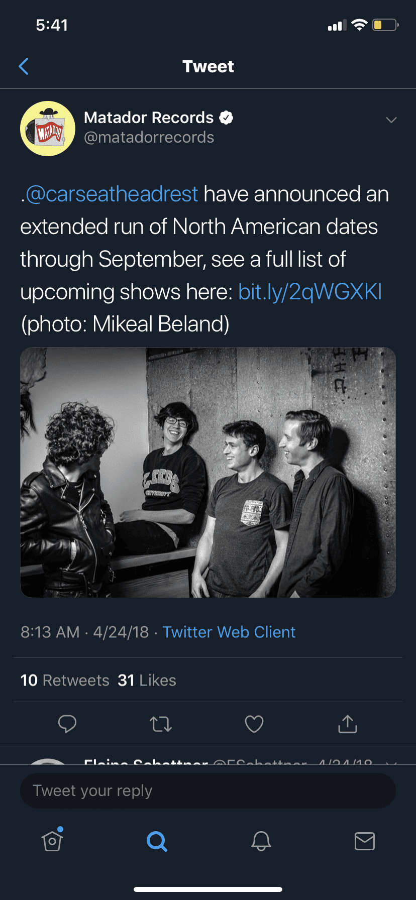 Car Seat Headrest - North America Tour