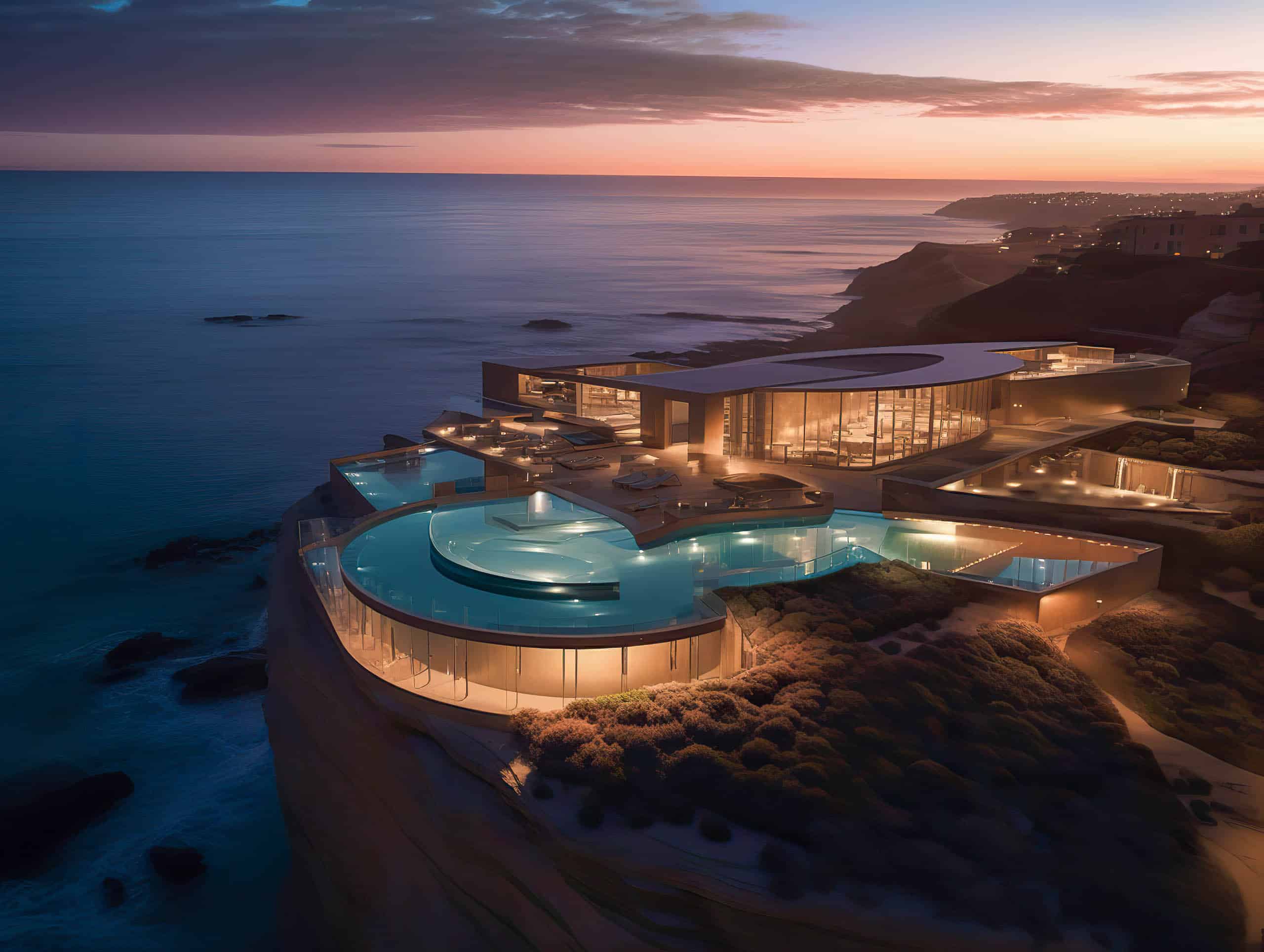 Midjourney Architecture: No. 41 - Big Sur, CA