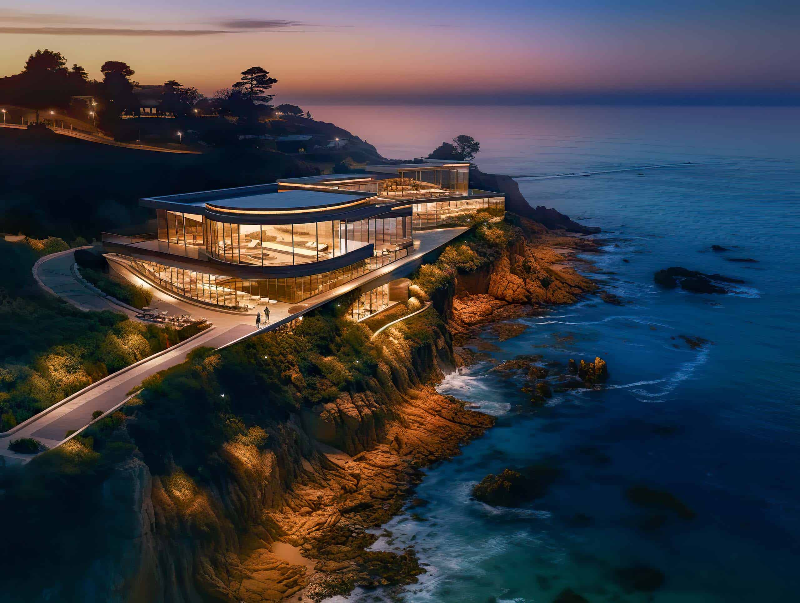 Midjourney Architecture: No. 43 - Big Sur, CA