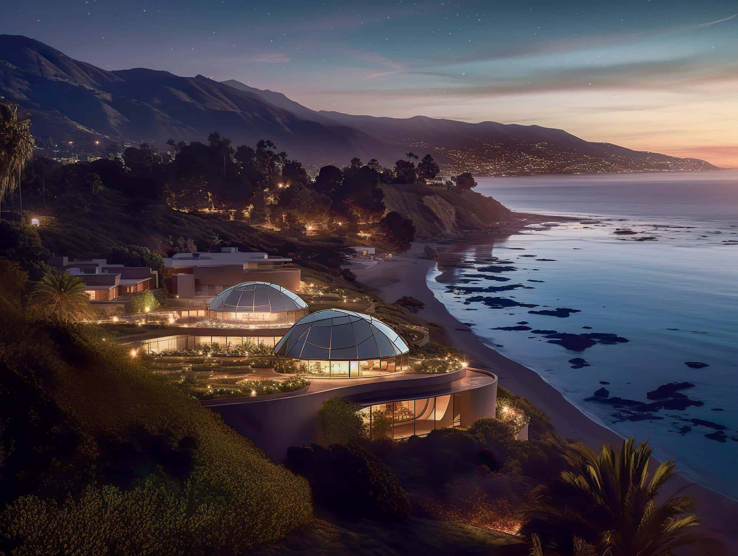 Midjourney Architecture: No. 56 - Big Sur, CA