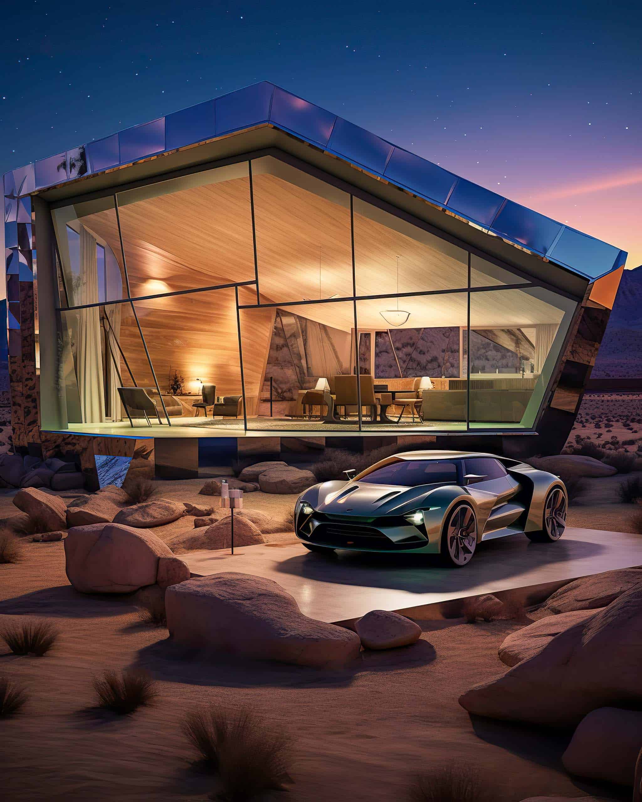 Midjourney Architecture: No. 15 - Joshua Tree, CA