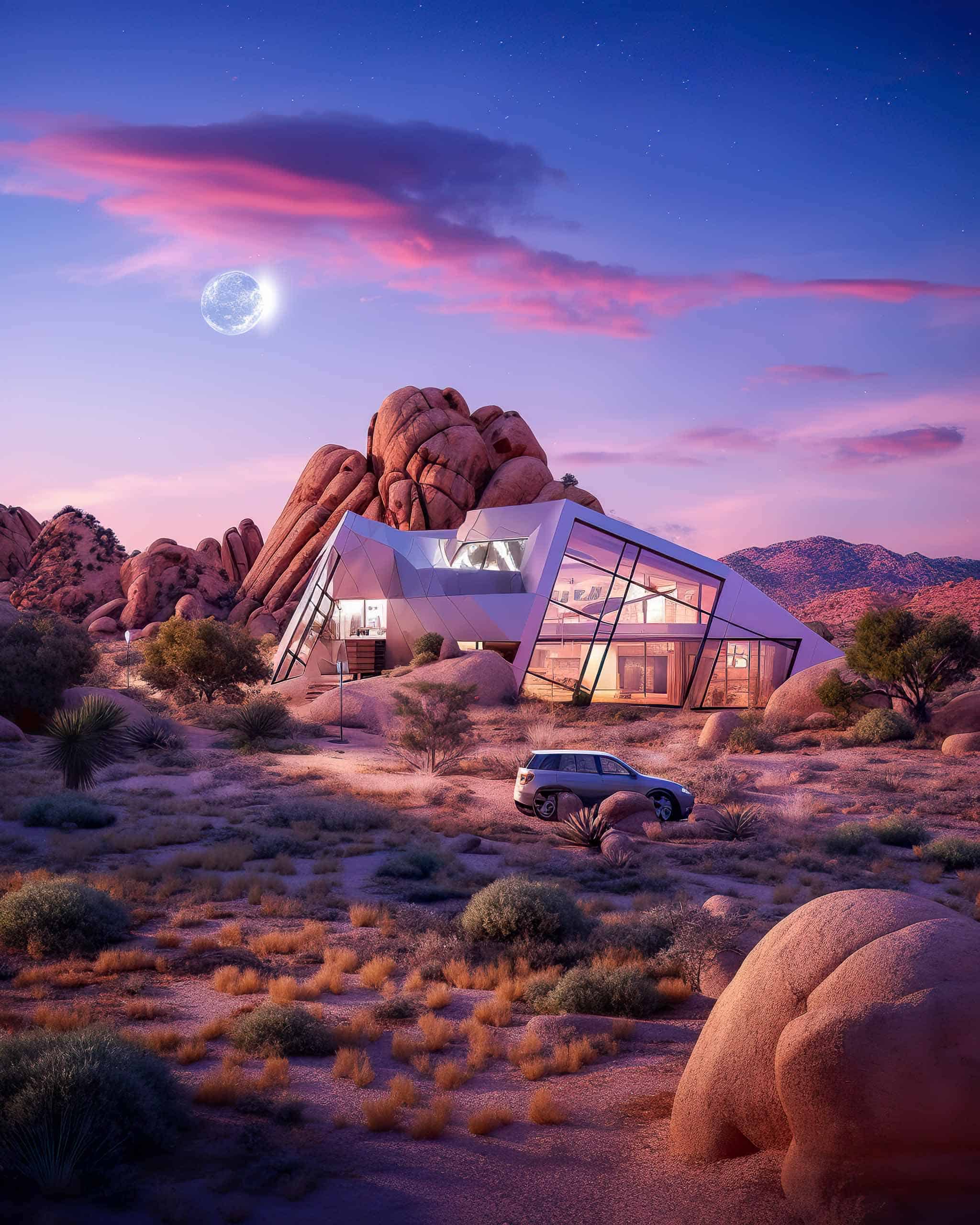 Midjourney Architecture: No. 19 - Joshua Tree, CA