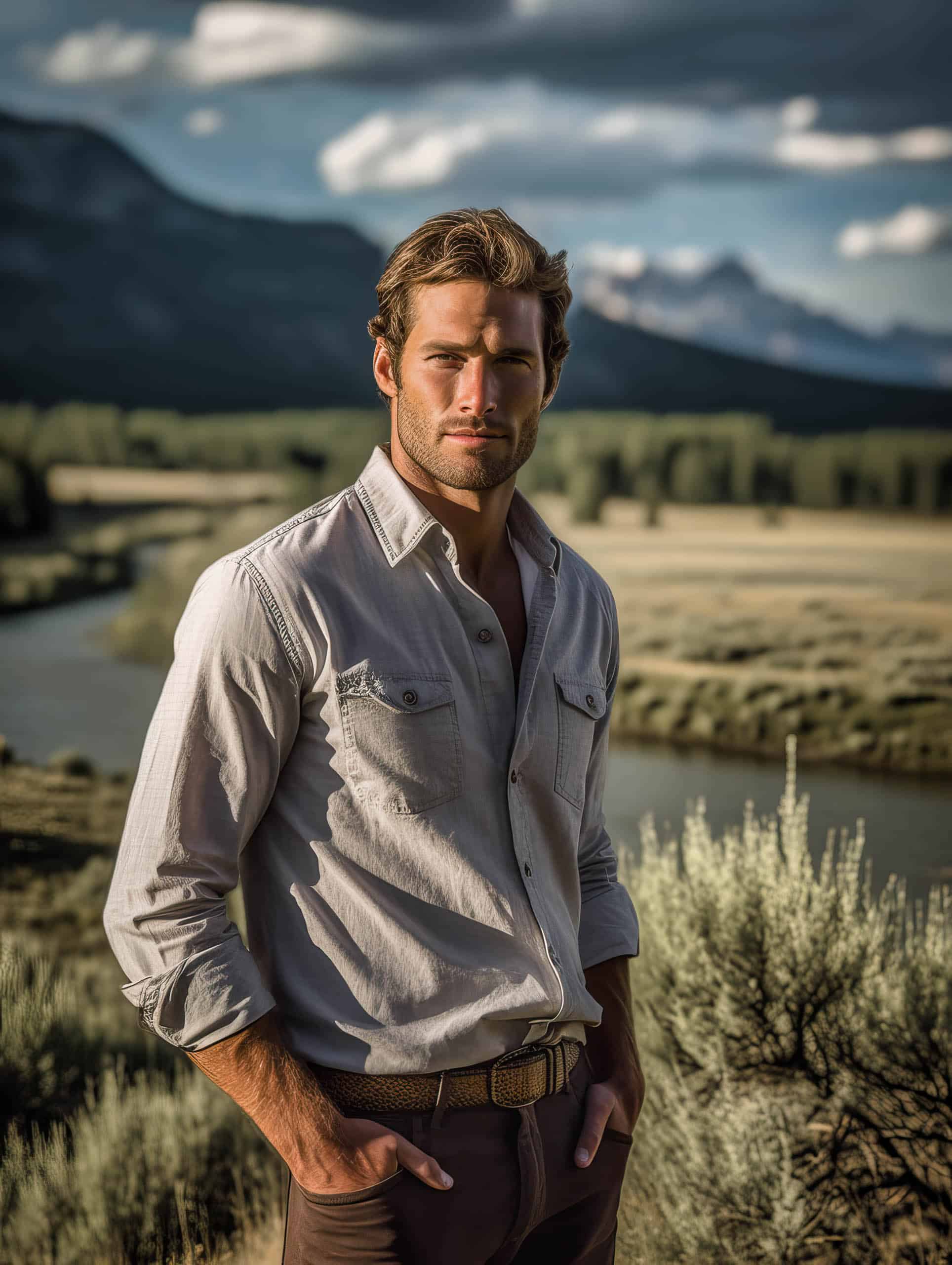 Midjourney Portrait: No. 3 - Montana Man