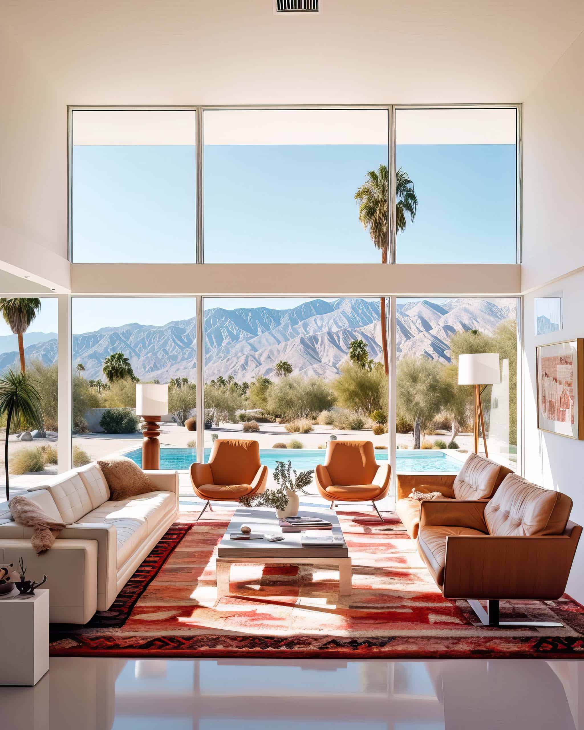 Palm Springs Mid-Century Modern: No. 3 - Mountain Views