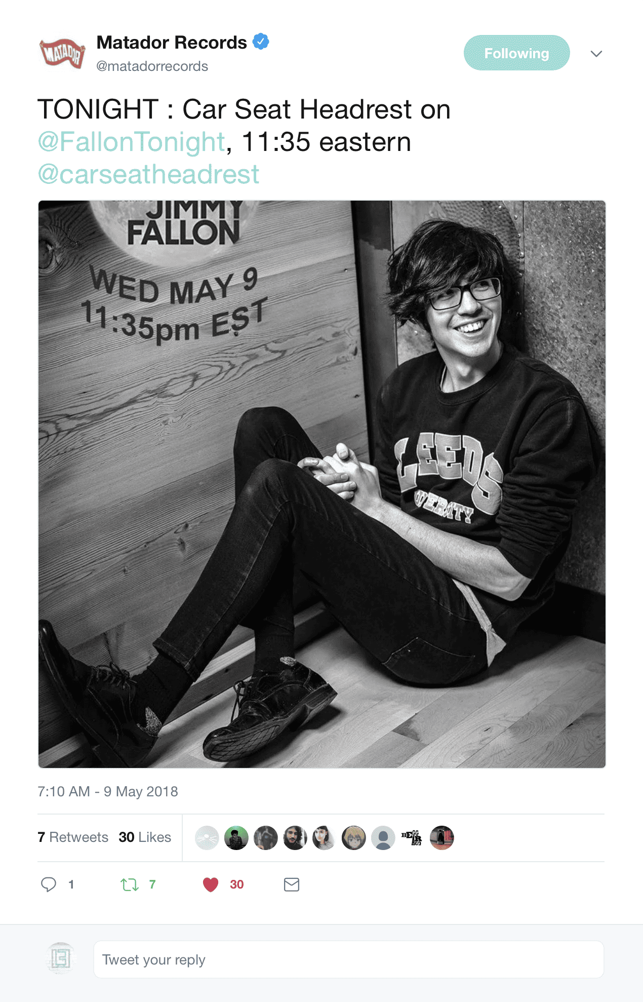 Car Seat Headrest - Jimmy Fallon - Fallon Tonight